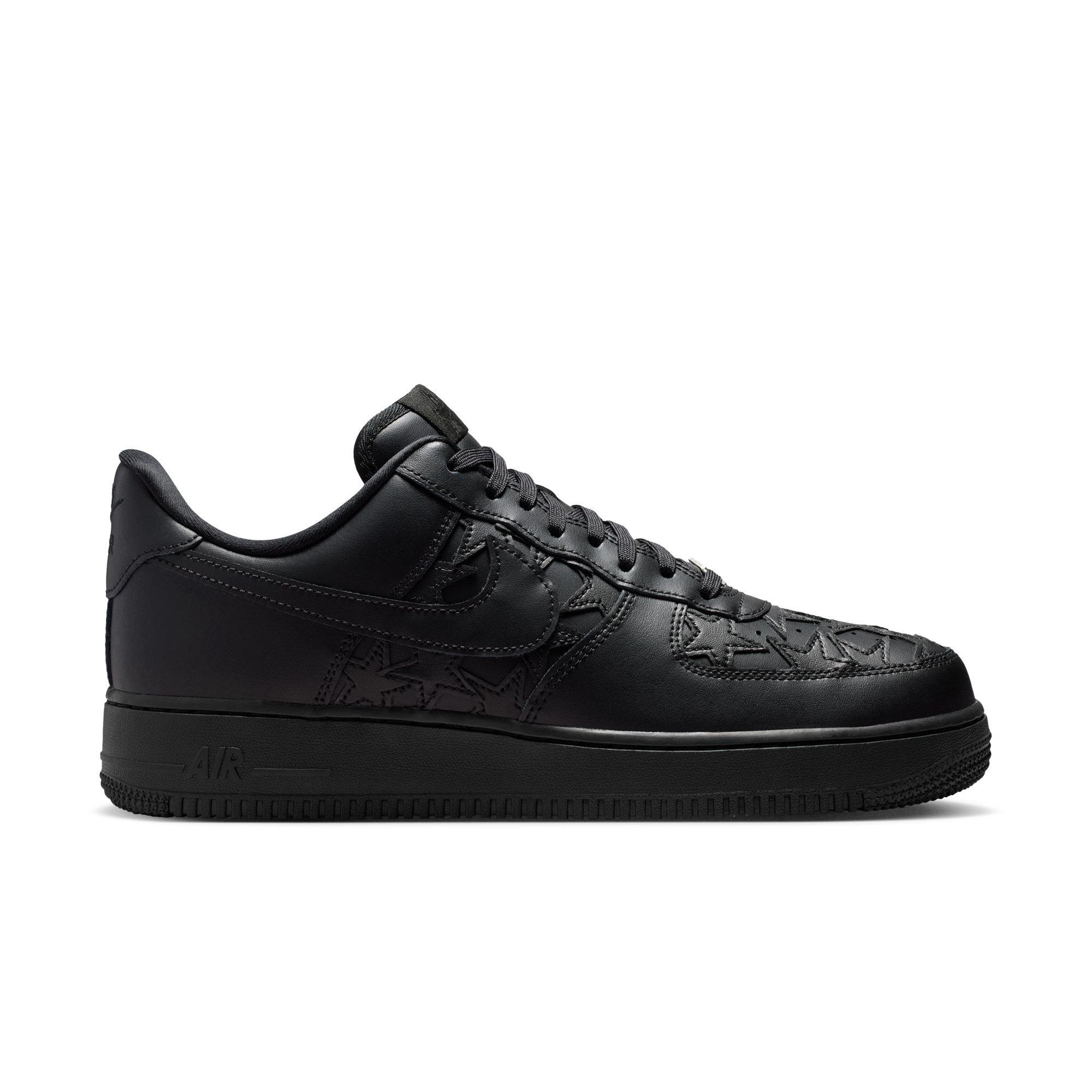Nike Air Force 1 '07 "Black/Metallic Silver" Men's Shoe - BLACK